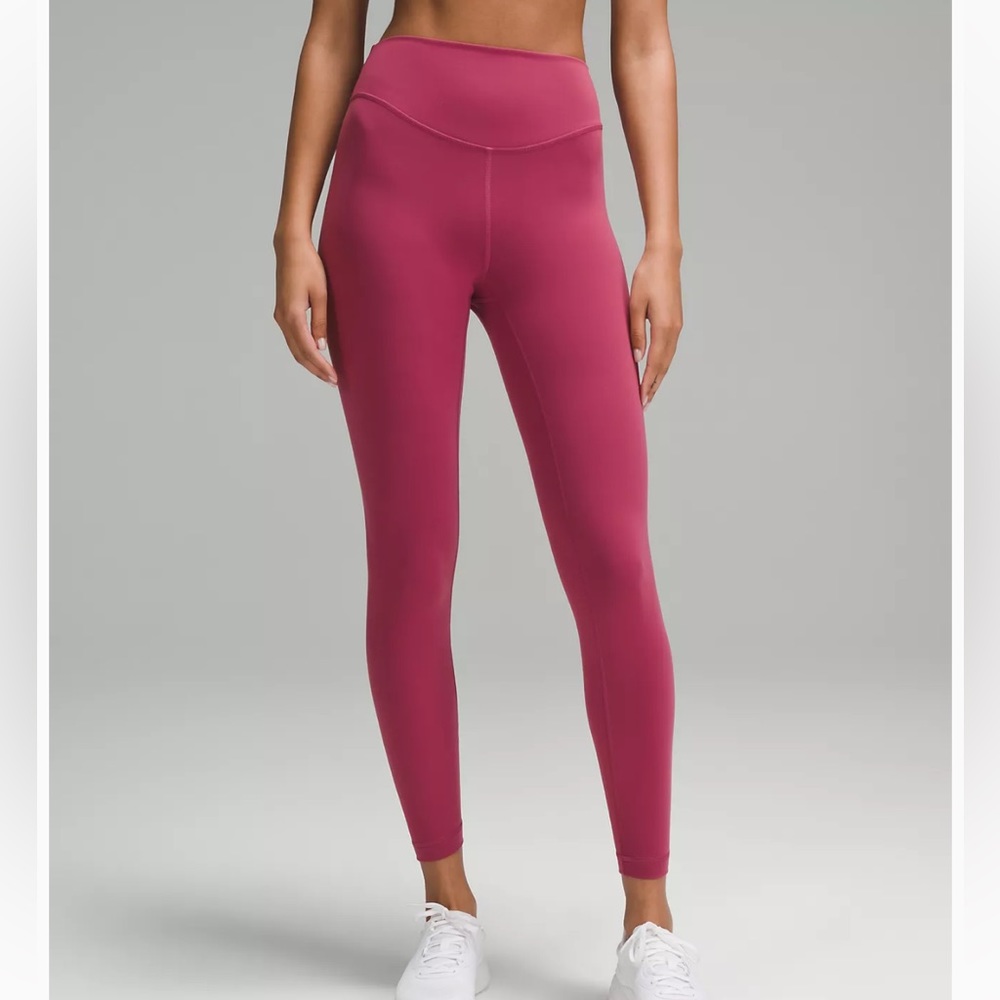 Lululemon Wunder Under Pink Leggings